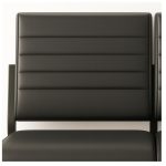 Sofanete para Escritório Estofada com 02 Lugares – TRIX – Pés PRETO – 35120 CT Móveis para Escritório 16