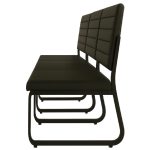 Sofanete para Escritório Estofada com 03 Lugares – TRIX – Pés PRETO – 35123 CT Móveis para Escritório 15